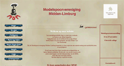 Desktop Screenshot of msm-modelspoor.nl